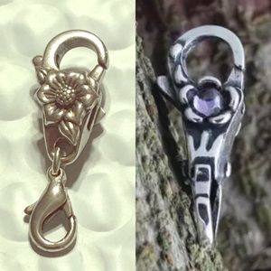 Lock for Trollbeads type bracelet sunflower